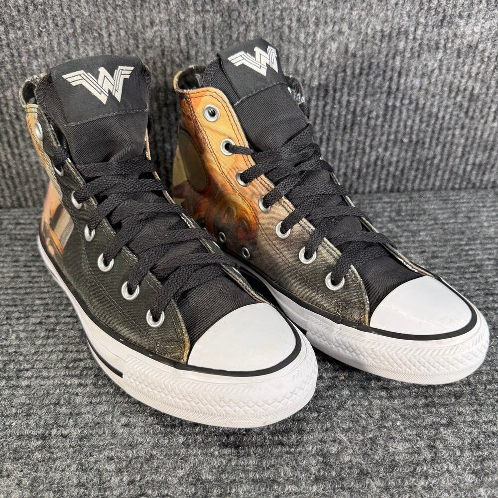 Converse Chuck Taylor DC Comics Wonder Woman Mens 6 Womens 8 High Tops